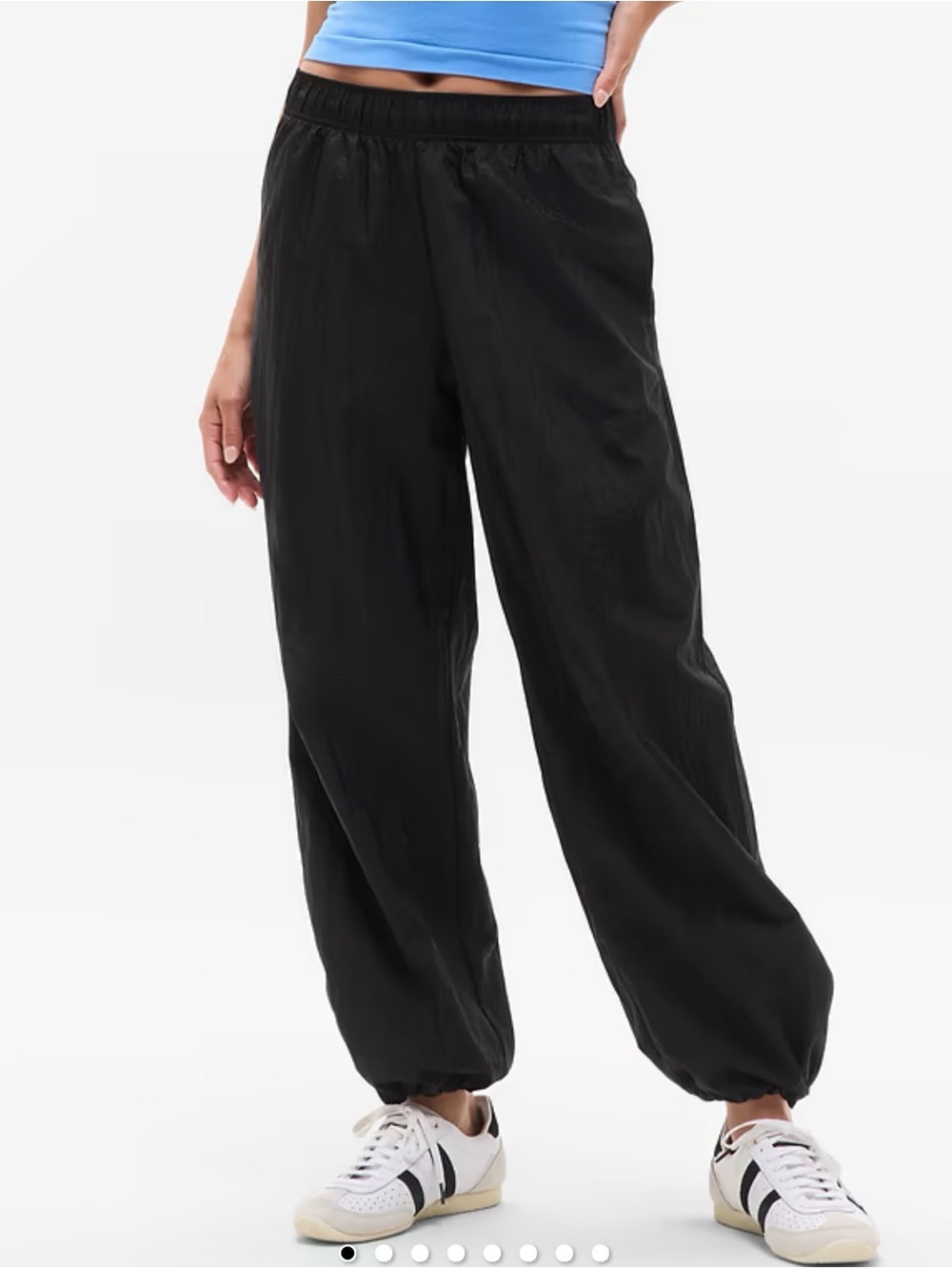 Athleta LUNAR SHEEN UTILITY MID RISE PANT Size XL Like New